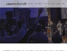 Tablet Screenshot of libertychurchnyc.com